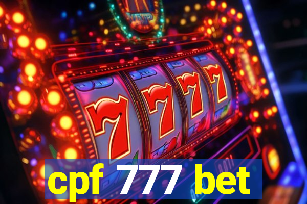 cpf 777 bet